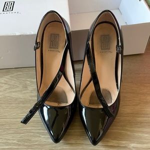 Patent leather heels